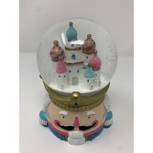 Merri Glow Nutcracker King Russian Castle Snow Globe without Music